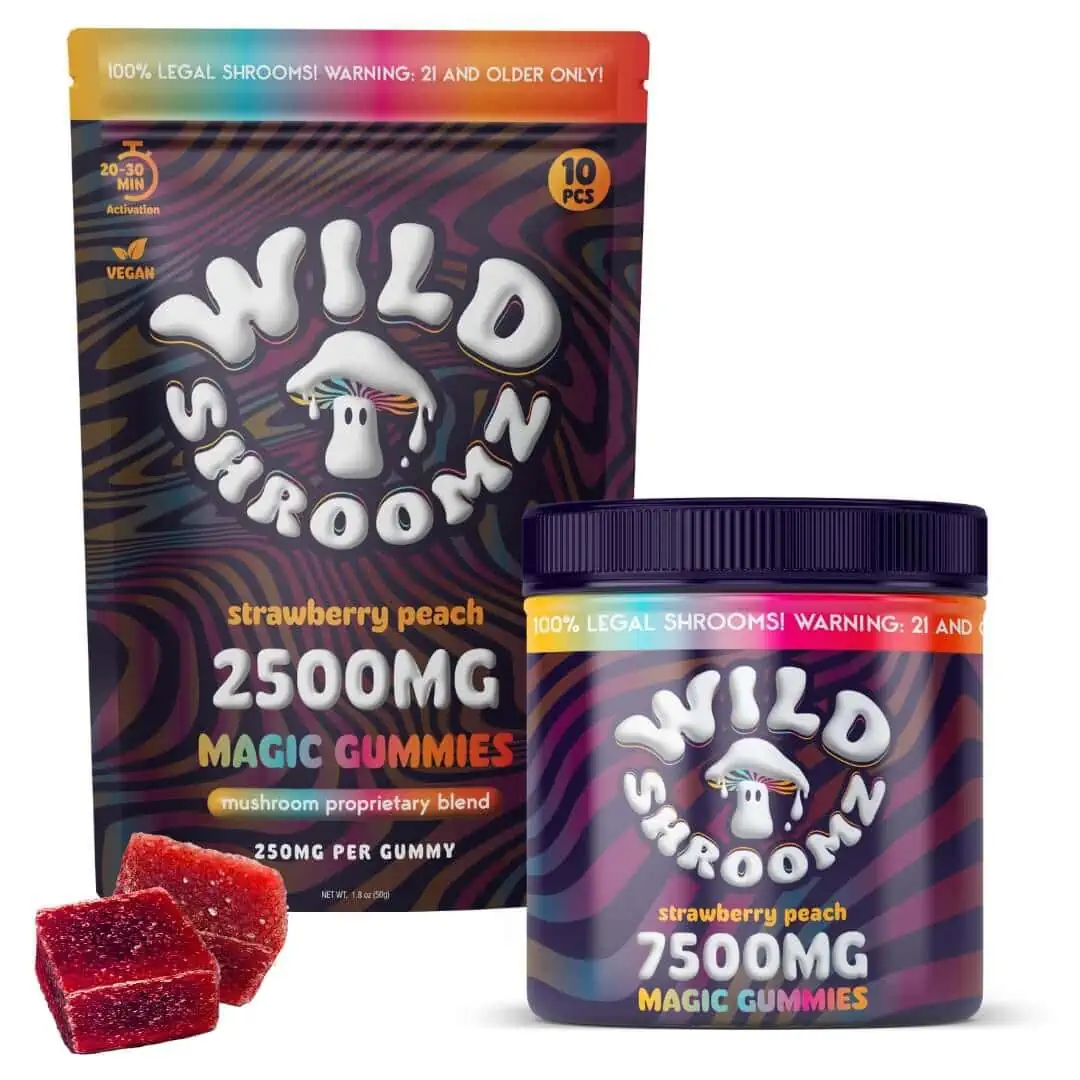 Wild Shroomz 250mg Magic Gummies.