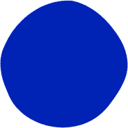A blue background with a white circle in the middle.