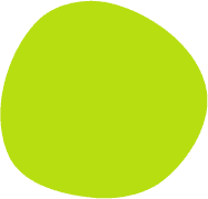 A green circle on a black background.